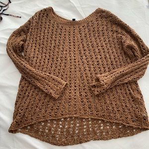 Brown Knit American Eagle Sweater